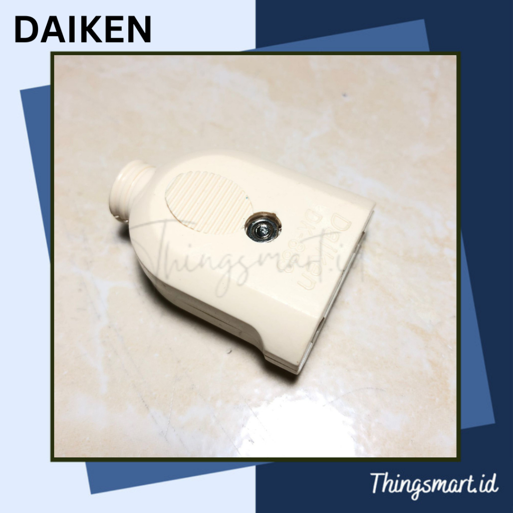 DAIKEN DK-883  Kontra Contra Steker Gepeng Cream Lubang Pcs Satuan