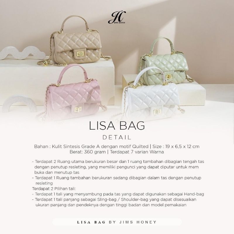 JIMS HONEY - Lisa Bag - JH337 - Tas Selempang Wanita