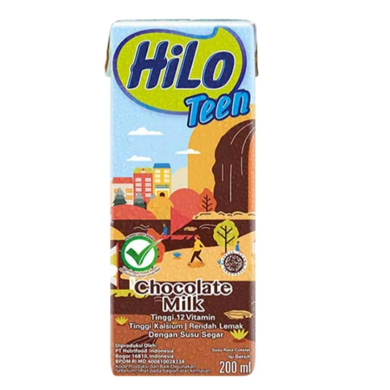 

HiLo Teen Susu UHT Chocolate 200 ml