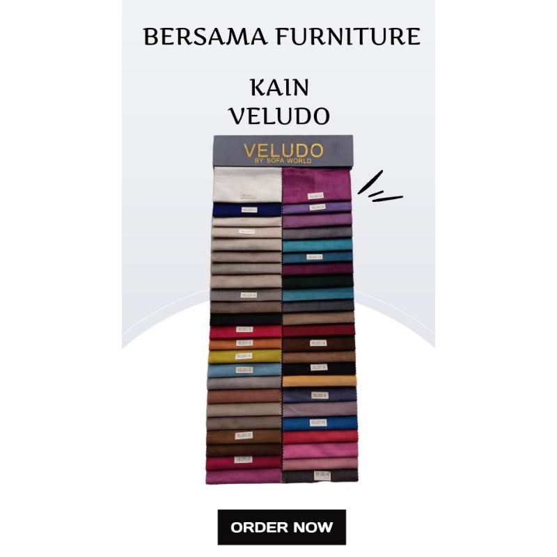 Kain VELUDO / kain Beludru /kain sofa/kain kursi