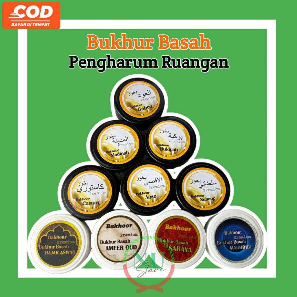 Buhur Dupa Arab / Bakhoor Dupa Basah / Bukhur Basah Premium / Bukhur Arab / Aromaterapi Pengharum Ru