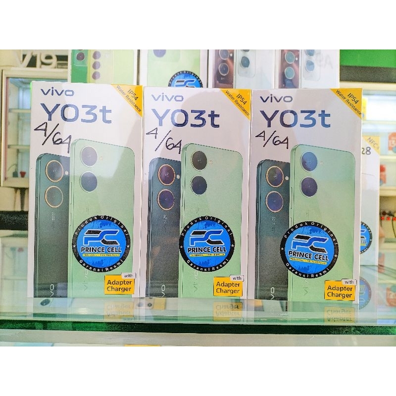 (BARU) VIVO Y03t RAM 4/64 GB GARANSI RESMI 1 TAHUN
