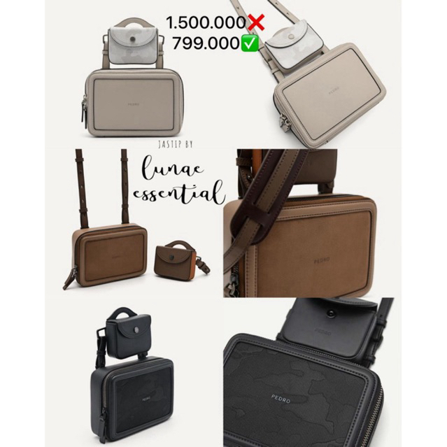 PEDRO BAGS SALE up to 70% - Original TAS PRIA PEDRO