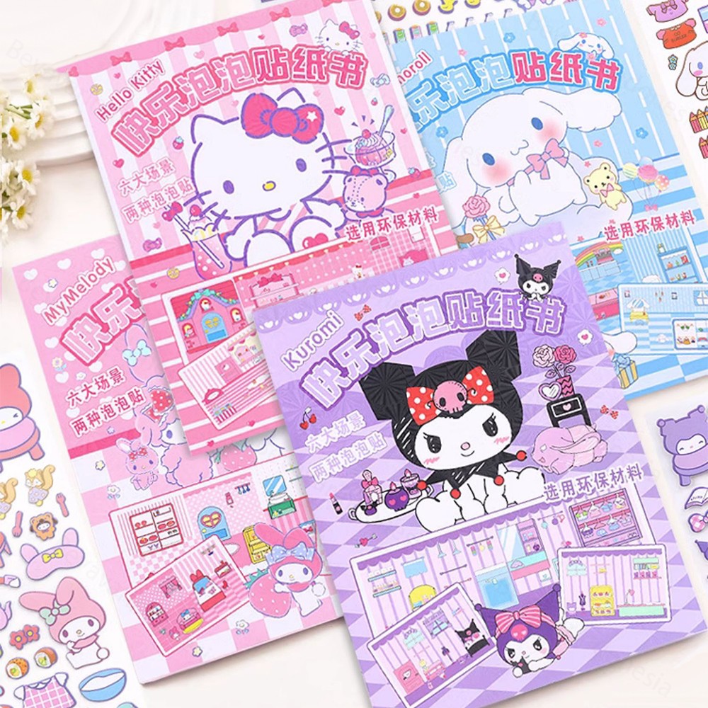 

Diy Stiker Buku Quite Book Sanrio Kuromi Melody Pochacco Cinnamoroll Hellokitty Pom Pom Purin Busy Book Bayi[Kuromi /Melody / Hello Kitty]