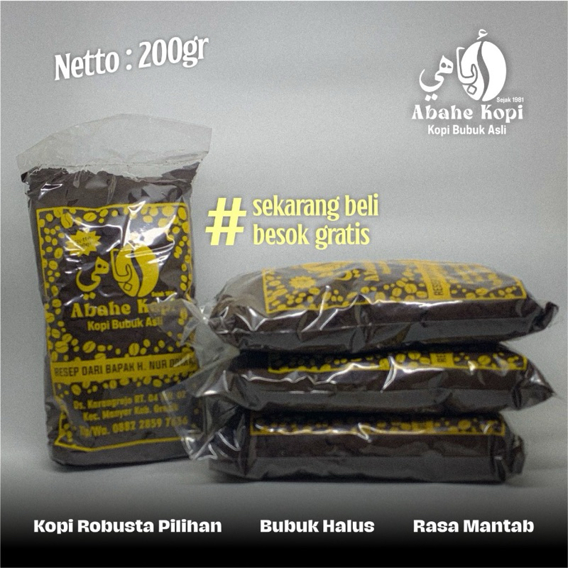 

Abahe Kopi (200gr)