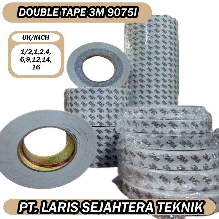 

Double tape 3M 9075i ukuran 6 inch x 50mtr