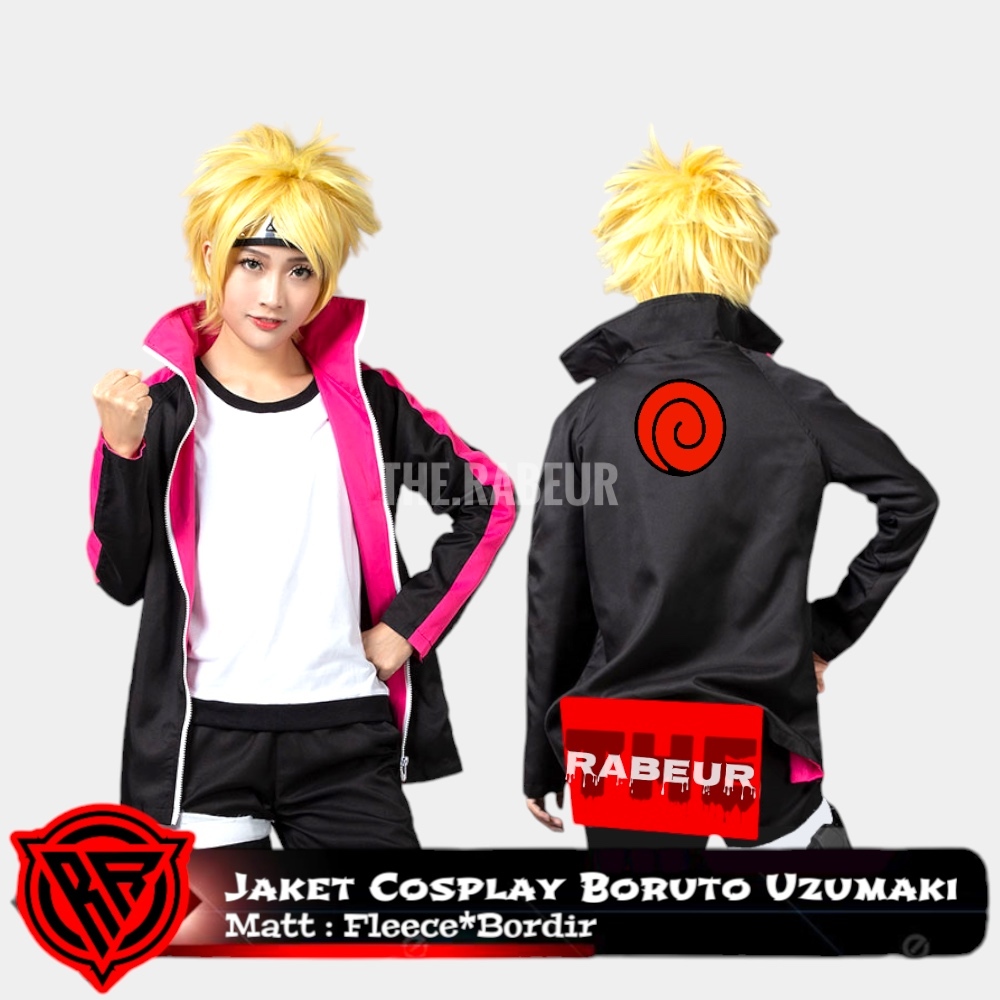 Jacket Anime Cosplay Boruto Uzumaki