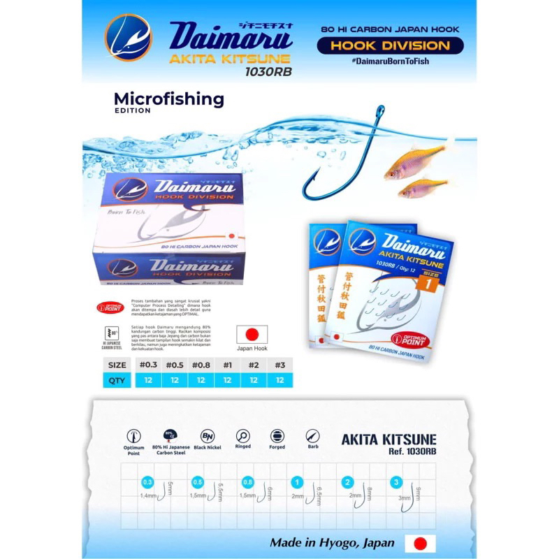 KAIL DAIMARU AKITA KITSUNE BLUE 1030RB