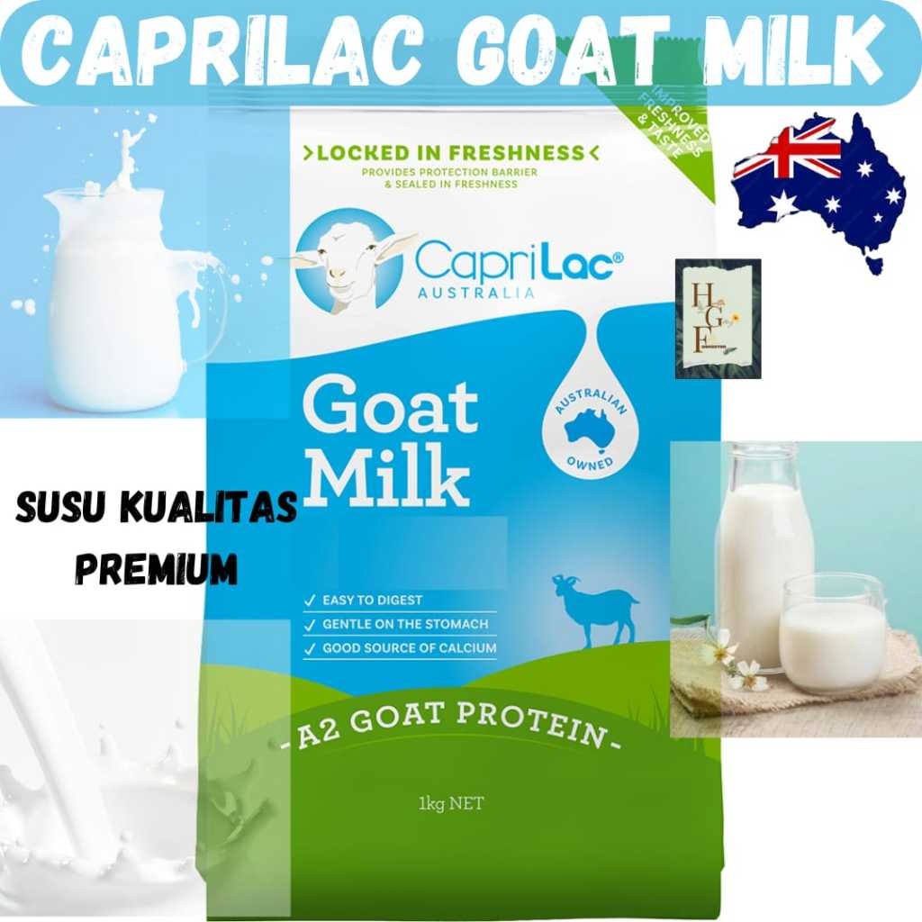 

caprilac Goat Milk Powder 1kg susu bubuk bayi 12 bulan keatas