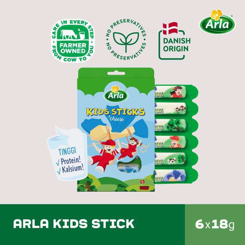

Arla Kids Stick 6*18gr/Keju Arla stick