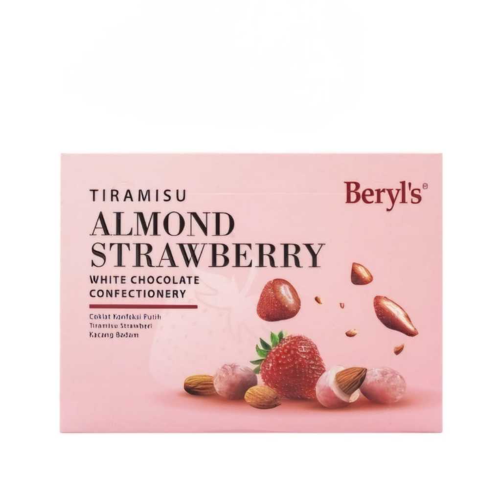 

Beryls Tiramisu Strawberry Almond White Chocolate Confectionery Coklat