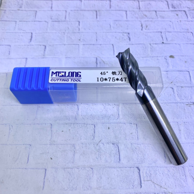 Endmill 10 mm HRC45 Carbide Baru..Endmill 10mm