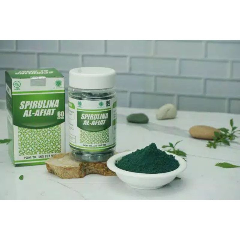 Spirulina Al Afiat 60 kapsul  Suplemen Imun