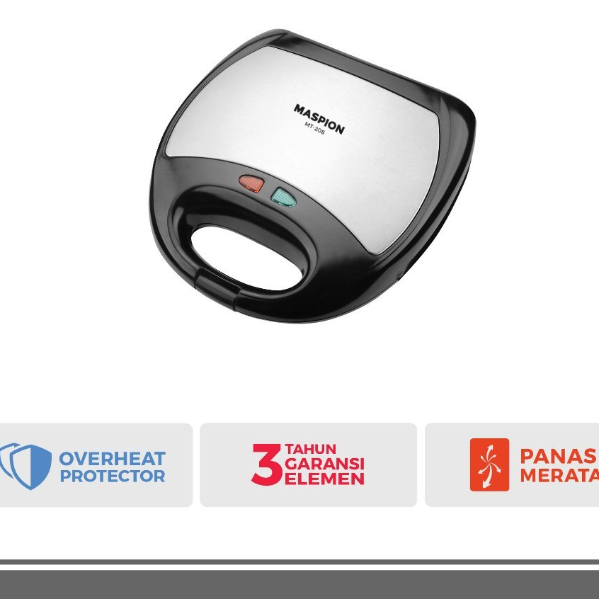 MASPION MT - 208 - SANDWICH TOASTER
