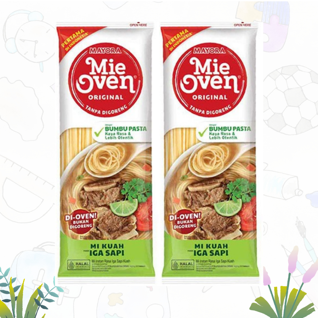 

Mie Oven Kuah Rasa Iga Sapi I Mie Oven Kuah 78gr (PCS)