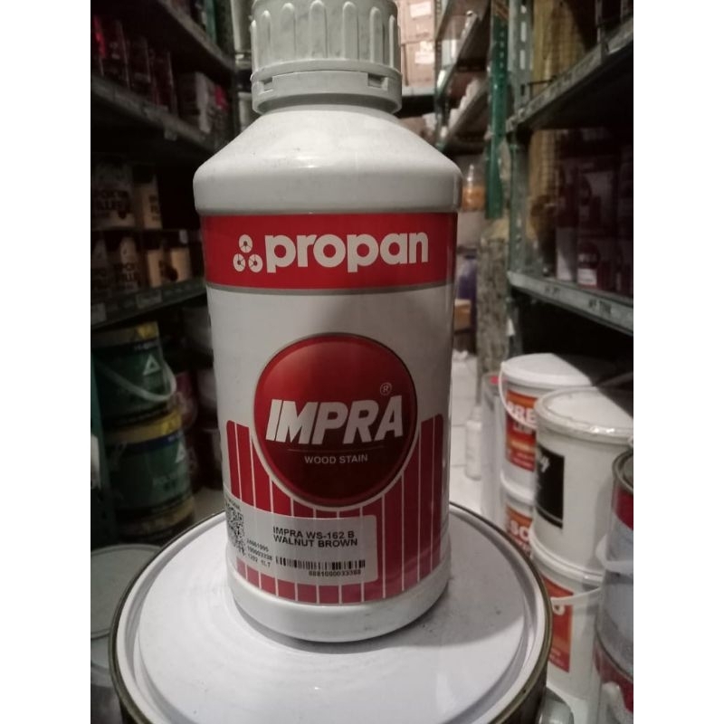 propan-impra wood stain -ws 162 B-walnut brown-1kg-melamine