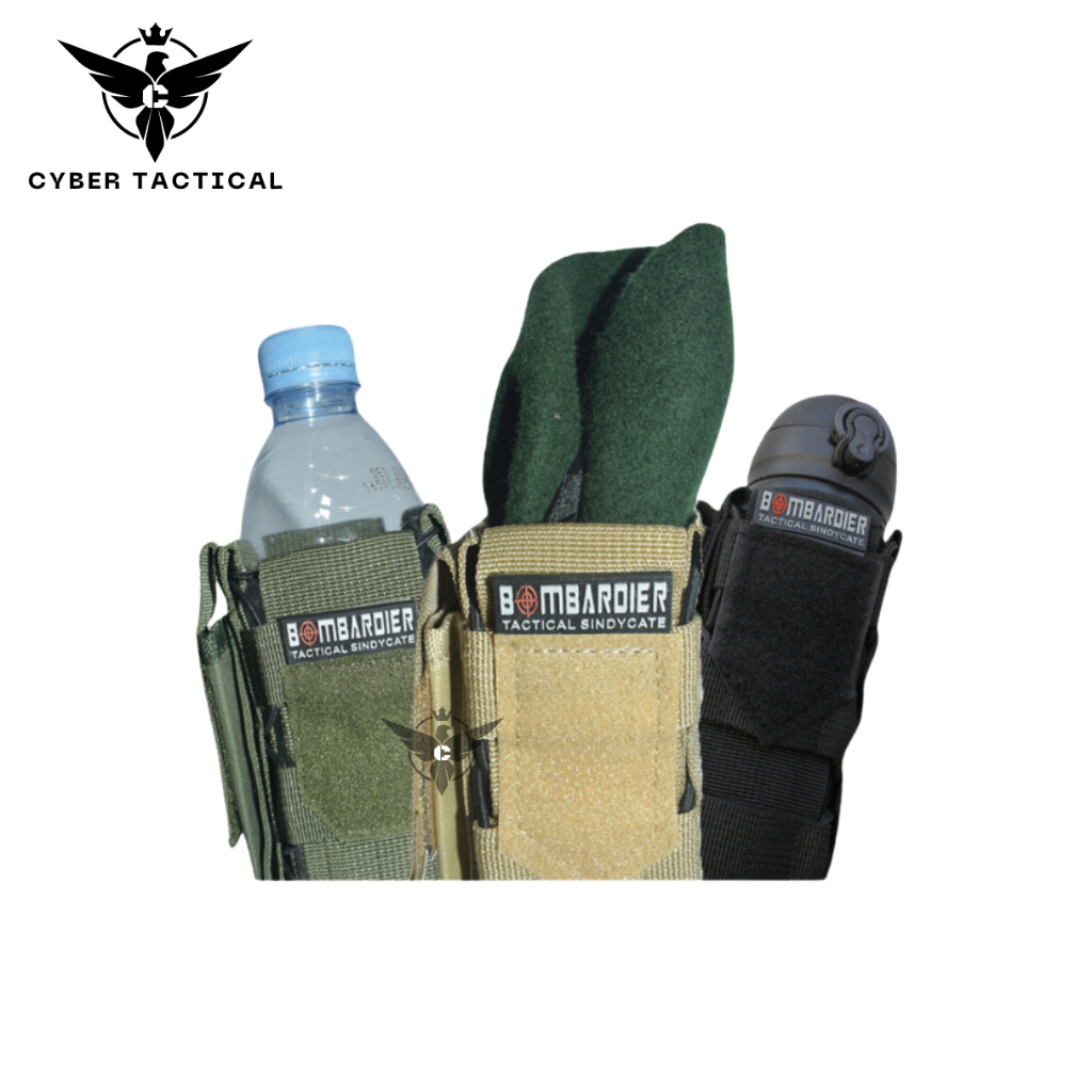 Termurah Cyber Tactical Sarung Botol Tactical | POUCH EDC BOTTLE | Wadah Baret Tactical | Pouch EDC 
