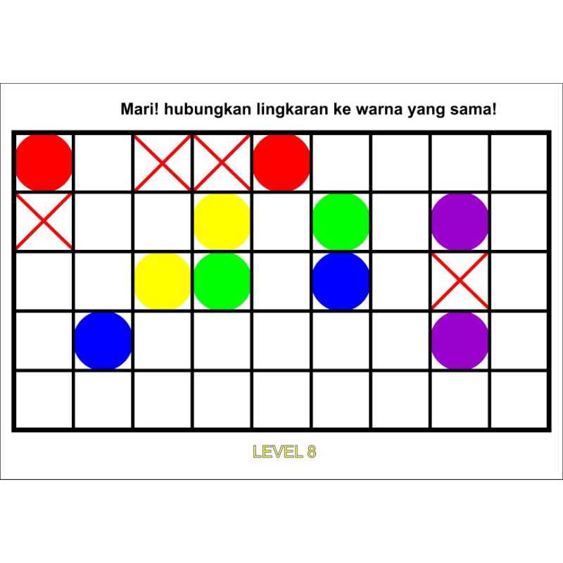 

10 lembar Permainan Puzzle kertas untuk anak2