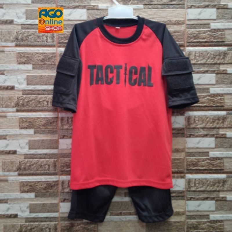 Baju Kaos Setelan Anak Kaos Tactical Anak