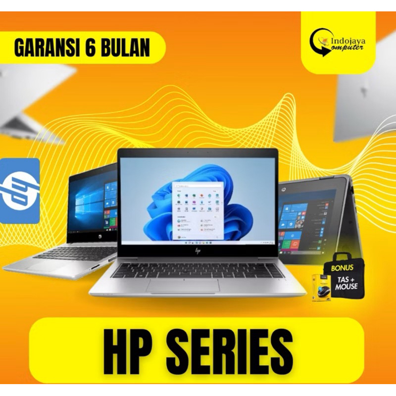 Laptop HP Core i5 / Core i7 Second RAM 8GB SSD 256GB Mulus Original Bergansi