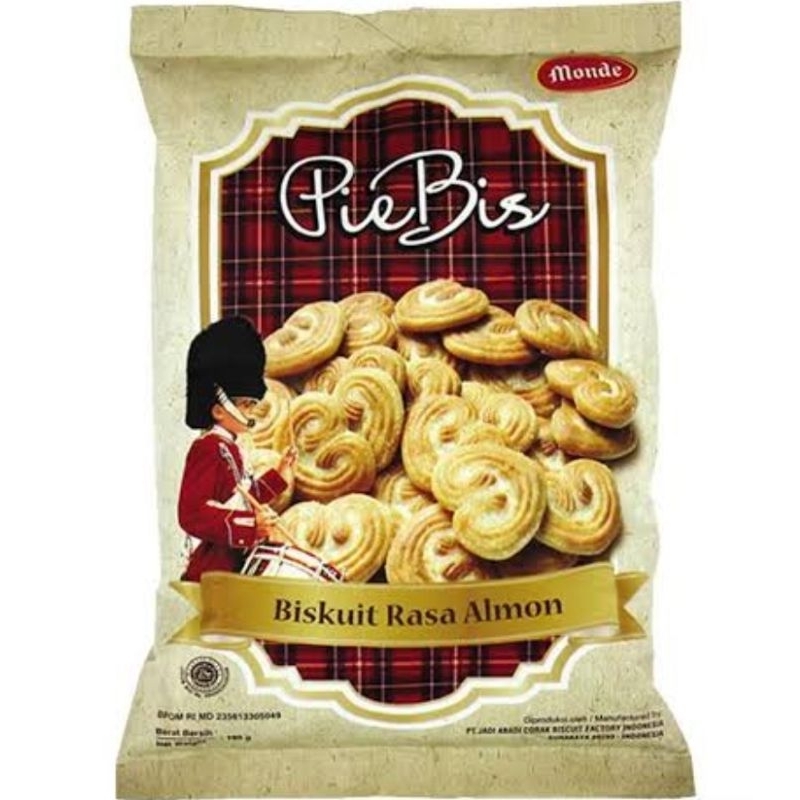 

Monde Pie Bis Biskuit Rasa Almond 190 gram