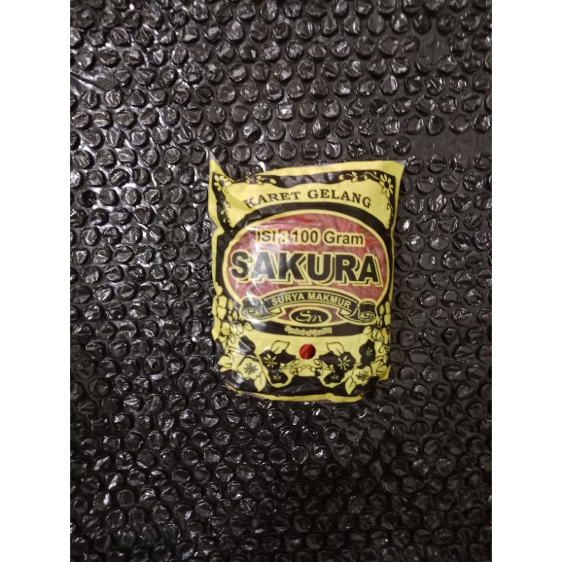 Karet Gelang Sakura berat 100 gram
