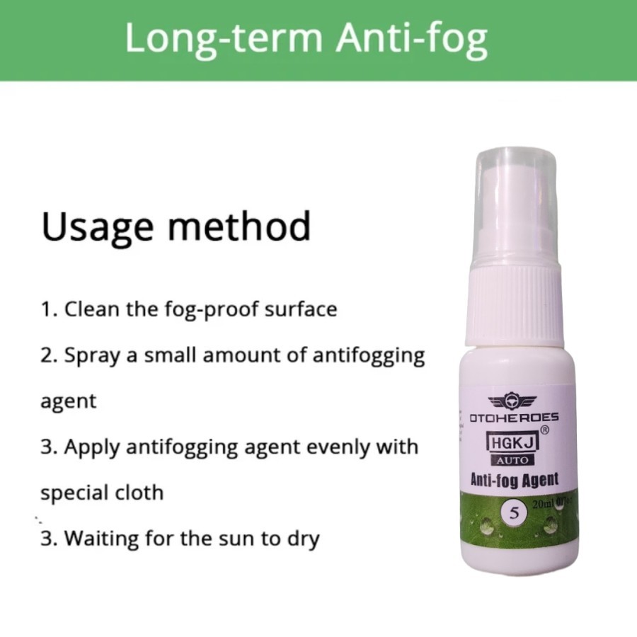 Spray Anti Fog Kaca Mobil Nano Coating Spray Anti Fog Helm HGKJ
