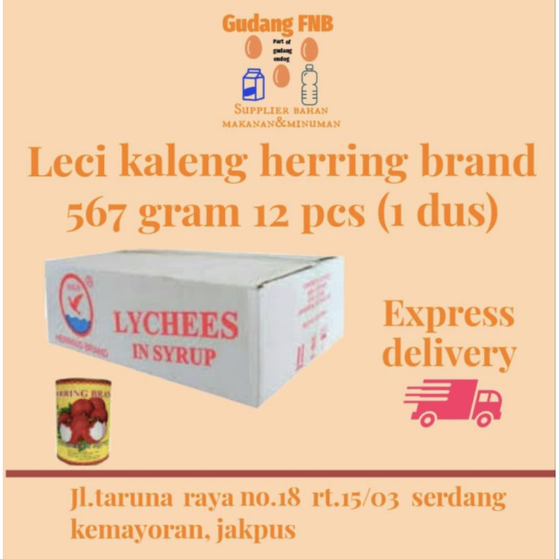 

leci kaleng herring 567 gram 1 dus isi 12 pcs