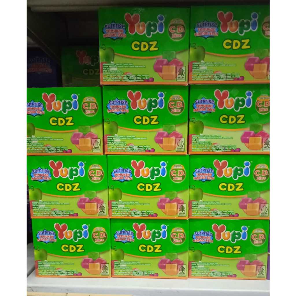 

YUPI GUMMY CDZ 12 sachet per box