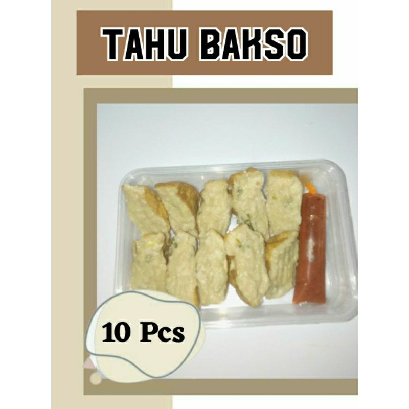 

(Khusus Batam) Tahu Bakso Baso Ayam Frozen Food Isi 10 Pcs