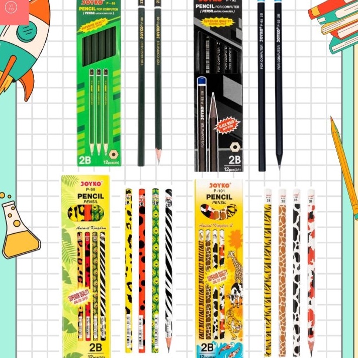 

GROSIR Pensil 2B Murah Isi 12 Pcs