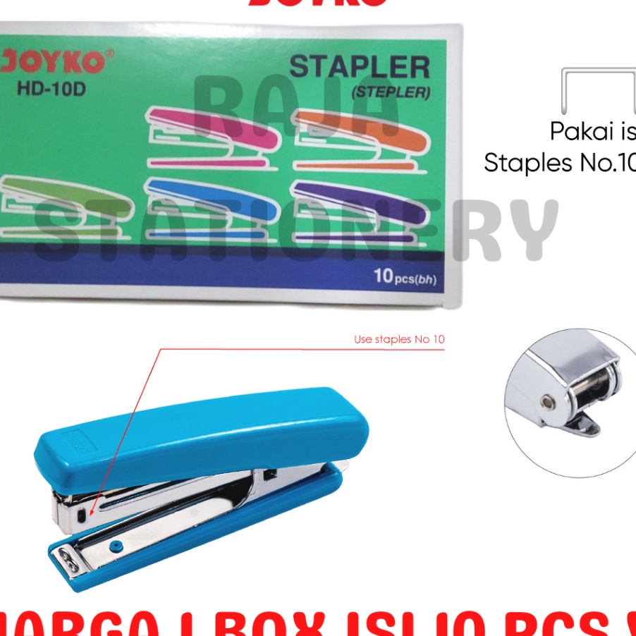 

PROMO BRAND STAPLER HD1 KECIL ALAT STEPLES NO1 STEPLER HEKTER HD1D BOX 1PCS