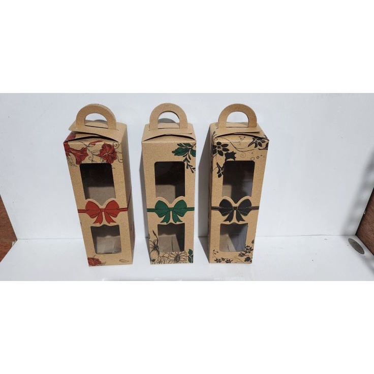

STOCK MASIH BANYAK 1Pcs Box botol tenteng bahan rustik