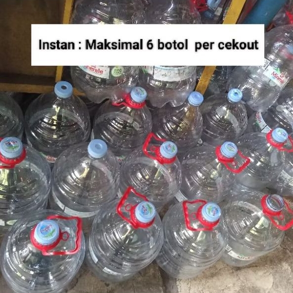 Galon Kosong Bekas Le Minerale 15 Liter Pakai Tutup