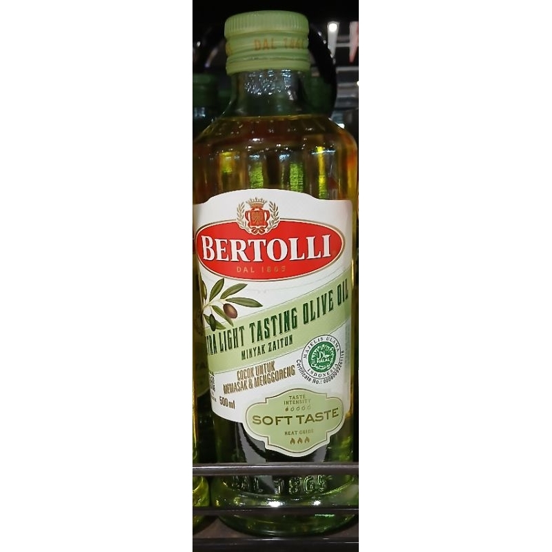 

Minyak Zaitun Ekstra Jernih BERTOLLI Extra Light Taste Olive Oil 500ml - LM, HK.