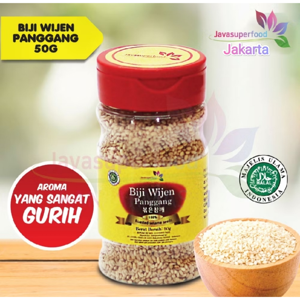 

Biji Wijen Panggang - Roasted Sesame Seed - 50g - Halal