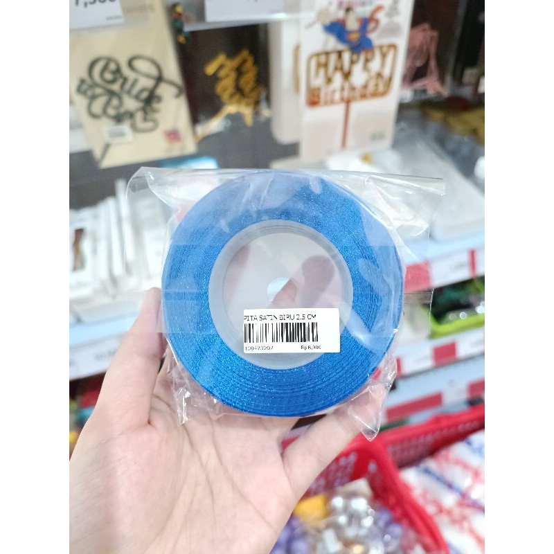 

Pita Satin Lebar 2.5cm Warna Biru Pink Merah
