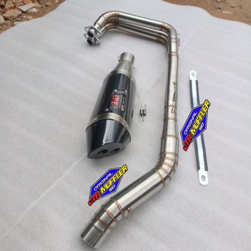 Knalpot Yoshimura R11 leher full stainless Ninja 250 karbu Ninja 250 fi old R25 Mt25