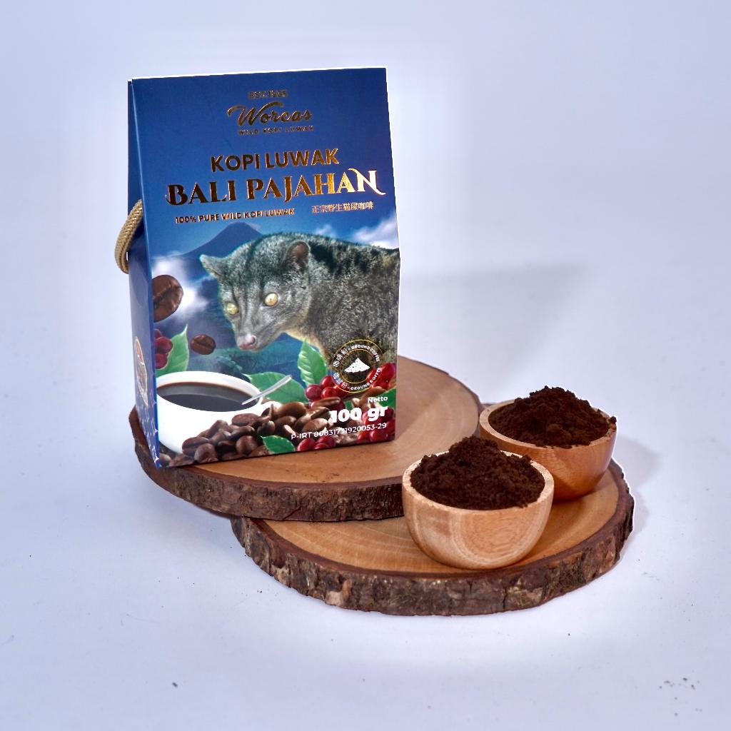 

Kopi Luwak Tali Bali Pajahan 100 gr Bersertifikat Halal 正宗猫屎咖啡 Coffee Luwak Premium