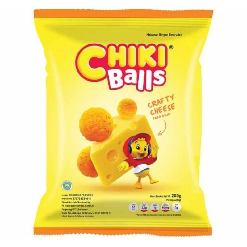 

chiki Ball rasa keju netto 16gr