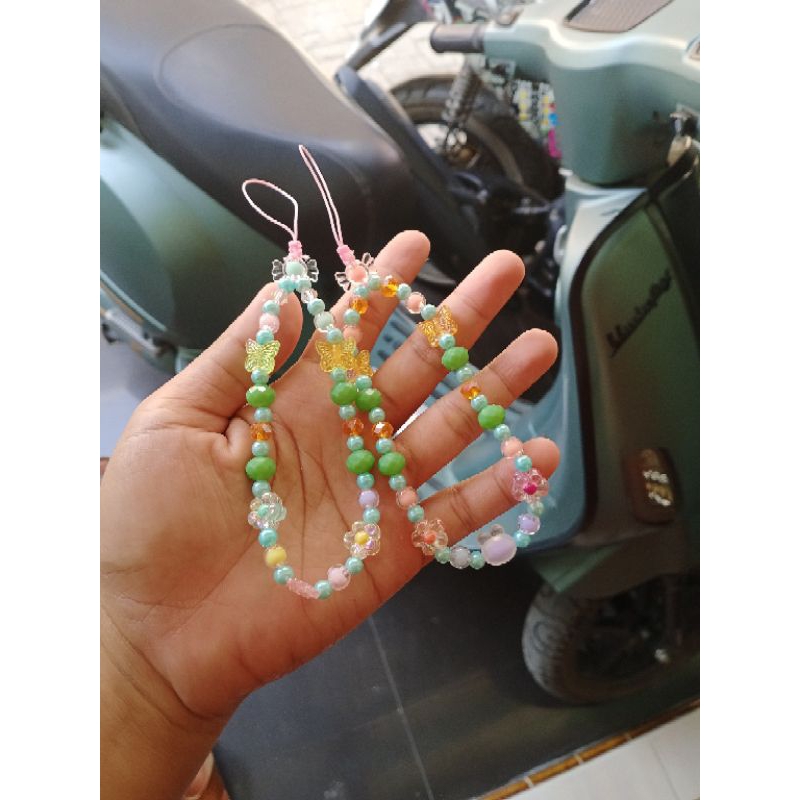 Strap Hp Gantungan Hp Manik Manik Gantungan Hiasan Hp Manik Manik