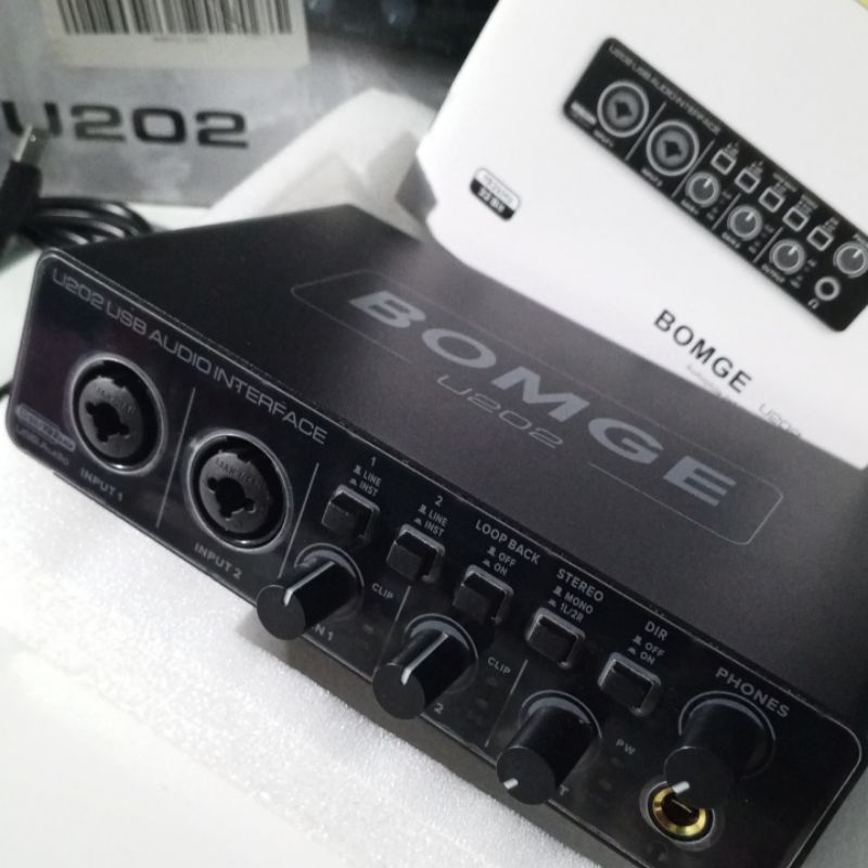 BOMGE U202 USB Audio Interface 32bit/192khz
