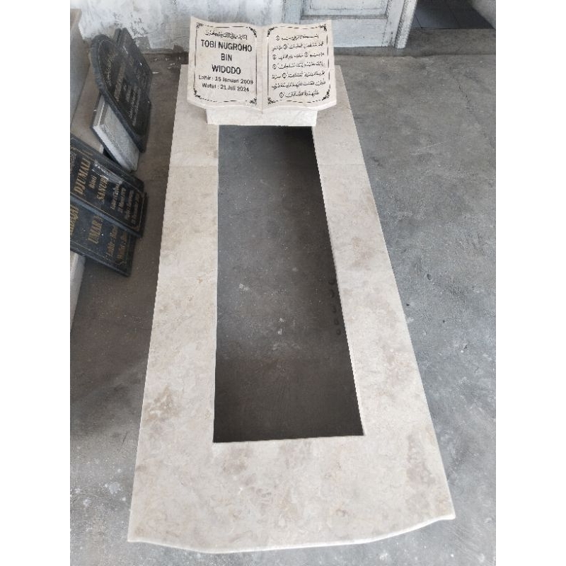 CASING/KIJING BODY MAKAM BATU ALAM MARMER 1 TRAP(SAMBUNGAN)