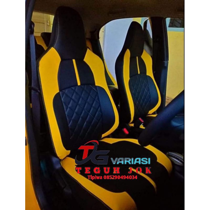 TG Variasi, cover Jok brio lama sarung jok brio new satya rs