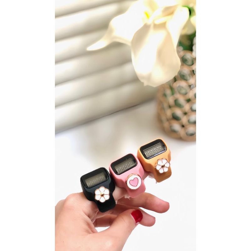 tasbih digital led ring cantik / tasbih dzikir / tasbih cincin cantik