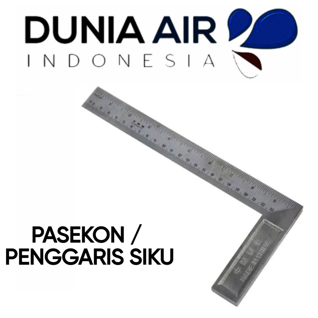 

SIKU METER penggaris 12 inch 30 cm pasekon besi