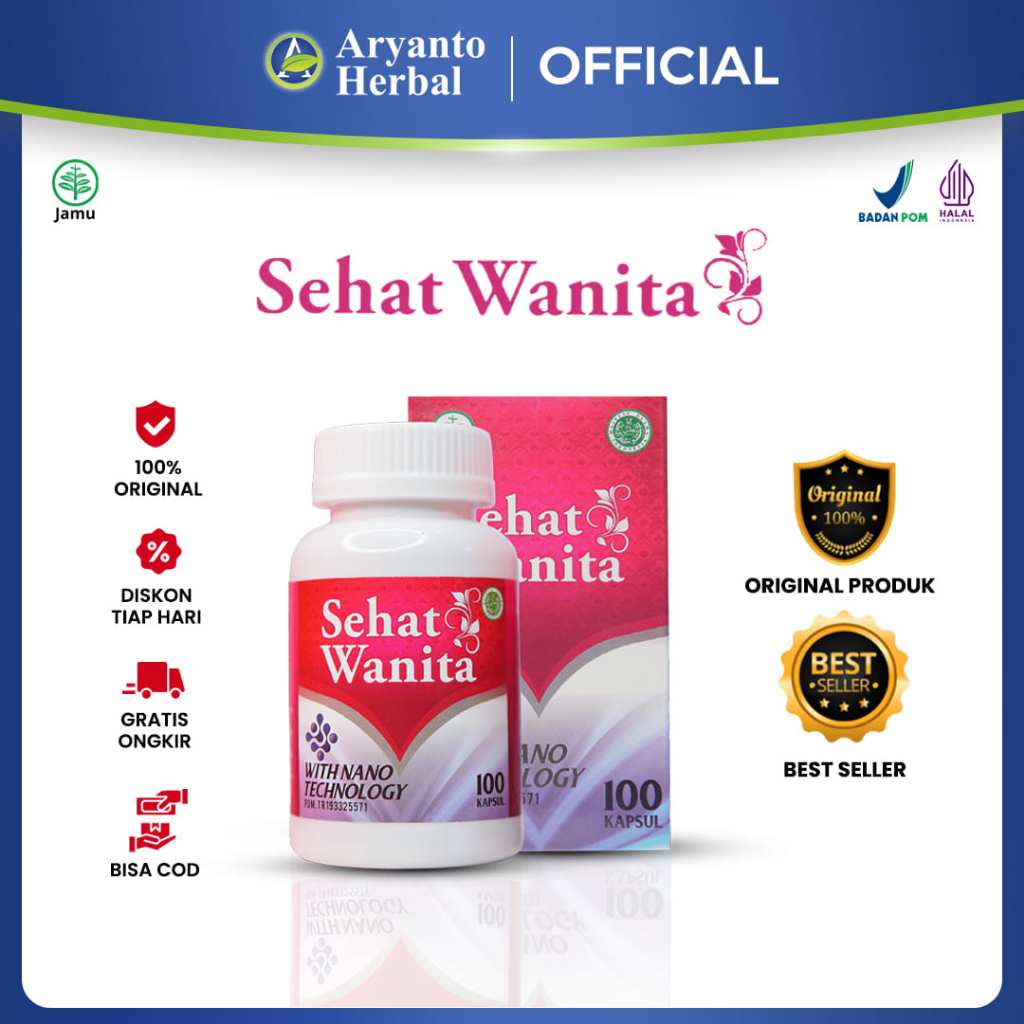 Sehat Wanita Original Asli 100% Original Atasi Masalah Kewanitaan dan Promil Keputihan Abnormal Gata