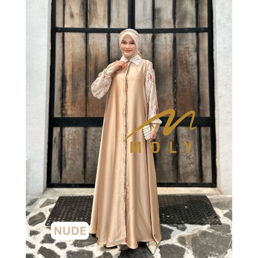 Fashion Dress Wanita Terbaru Lora Dress By Mdly