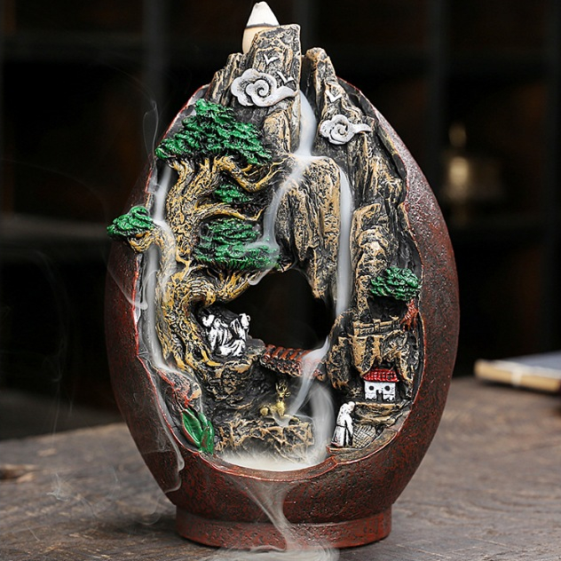 BONUS 25pcs DUPA tempat dupa asap bawah dupa asap bawah dupa asap terjun dupa aromaterapi dupa cenda