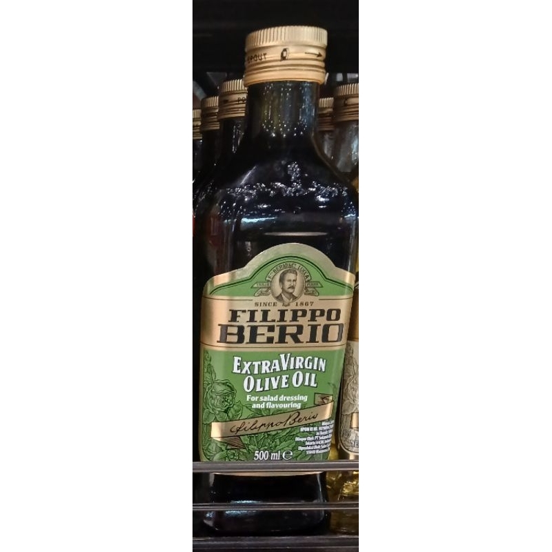 

Minyak Zaitun FILIPPO BERIO Extra Virgin Olive Oil 500ml - LM, HK.